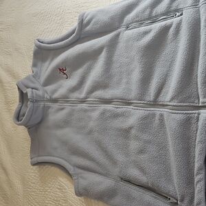 Alabama Crimson Tide Southern Tide Men's Vest XL L Gray Fleece Drawstring Bottom